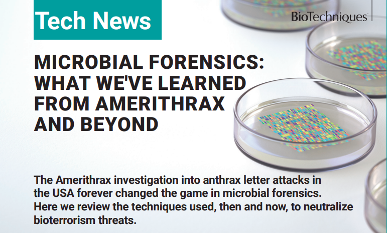 MyBioTechniques's tweet photo. 🔬 🚨 New Publication Alert 🚨🦠 

Delve into the transformation of #MicrobialForensics triggered by the #Amerithrax investigation in this Tech News by @LouisJGautier. Explore past and present techniques to safeguard against #bioterror threats >>> https://t.co/7r2qZH49cy https://t.co/2fyhIyPk0Y