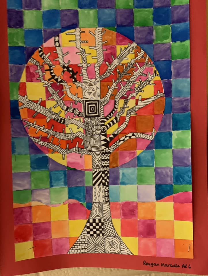 In our 8th Grade Watercolor paintings we use warm/cool colors of many values, employ ruler and compass skills, and accent with line and pattern ! Nice skills on display from Ava and Reygan! <a href="/NorthleyMS/">The Northley Viking</a> <a href="/PennDelco/">Penn-Delco SD</a> <a href="/pdsdsuper/">Dr.George Steinhoff</a> @MrsGordon_ART #PennDelcoProud <a href="/NMSViking/">Mr. Buterbaugh NMS</a>
