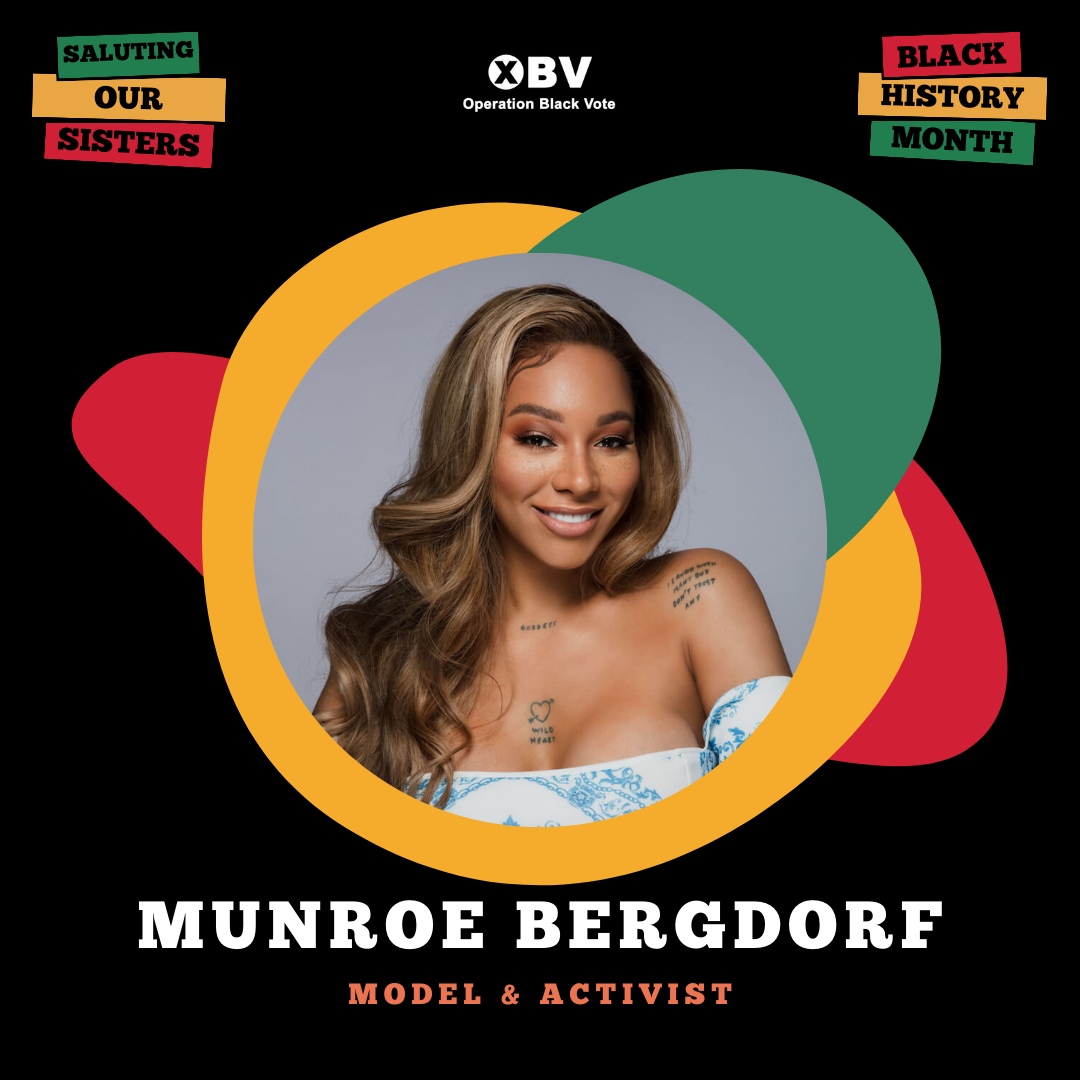 Munroe Bergdorf is a model, activist, and vocal advocate for transgender and racial equality. She uses her platform to challenge beauty standards, break down stereotypes, and promote inclusivity within the fashion industry. #salutingoursisters