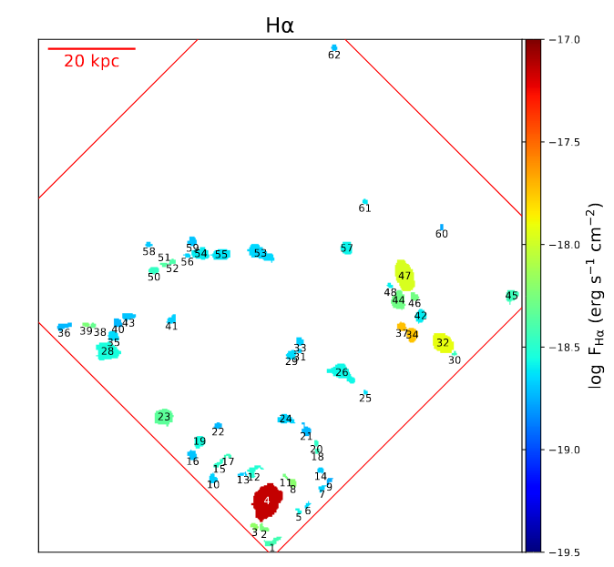 SamuelBoissier's tweet photo. New paper by @itsmejunais  : MUSE observations of the giant LSB galaxy Malin 1, with many nice plots inside, such as the radial star formation law and metallicity gradient. https://t.co/Qwd0BV31ab https://t.co/2Xdj67H92C