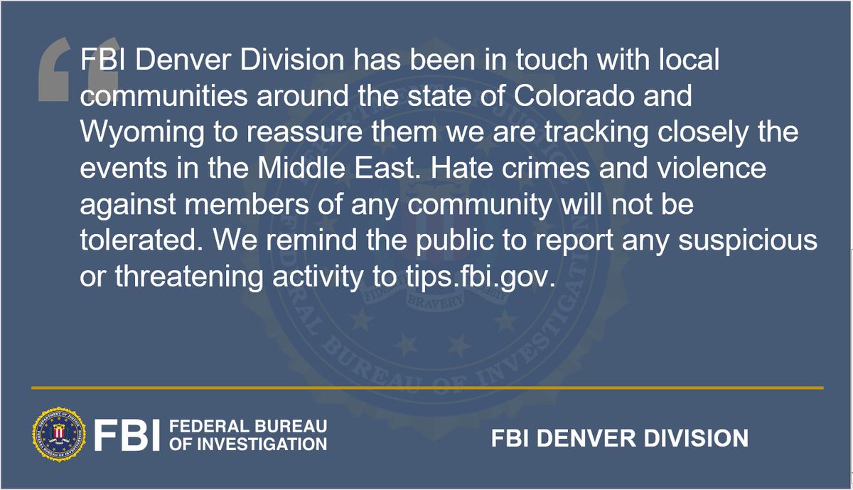 FBI Denver tweet media