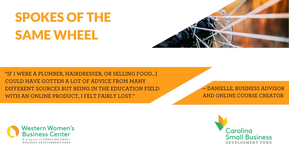 Many small business resource providers cater primarily to brick-and-mortar businesses, leaving online entrepreneurs like Danielle unsure of how to sustain and grow their firms. 

Read about how the WWBC serves female entrepreneurs in WNC:

ow.ly/XNbJ50PVcga