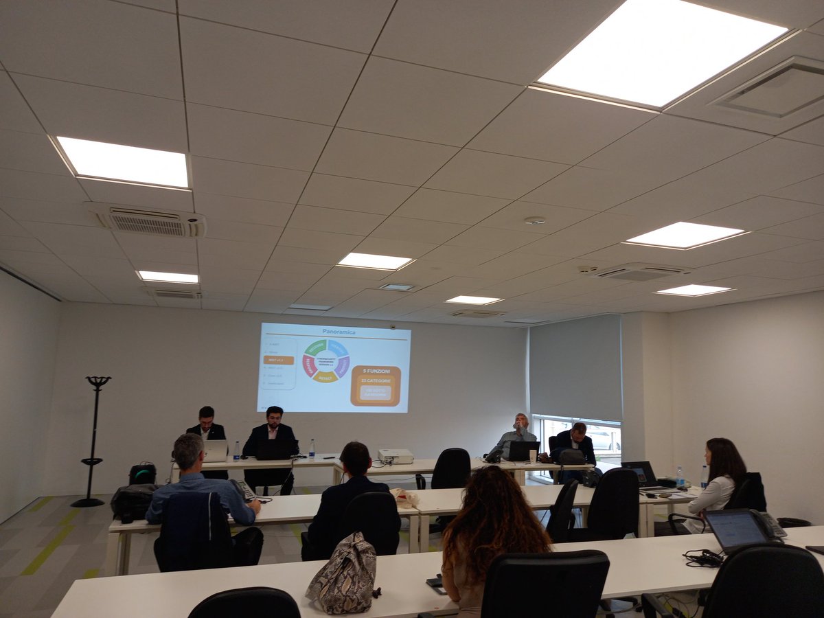 L'evoluzione del NIS: dalla NIS 1 alla NIS2. 
Come essere compliance all'evoluzione della normativa 

#CyberSecMonth #ThinkB4UClick #ECSM #ECSMBari #BeSmarterThanAHacker
<a href="/CarloFalciola/">Carlo Falciola</a>
<a href="/domenicoraguseo/">Domenico Raguseo</a> <a href="/Exprivia_CY/">Exprivia CyberSecurity Observatory</a> @Exprivia_Italy <a href="/MichCortese/">Michele Cortese</a>
