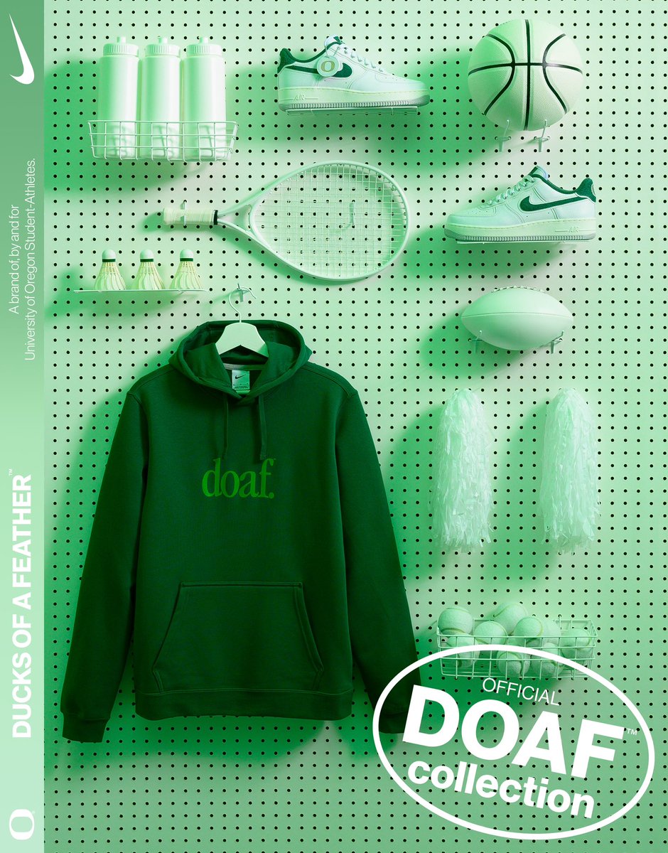 Introducing The Official DOAF Collection™️. Proceeds benefit participating University of Oregon Student-Athletes.