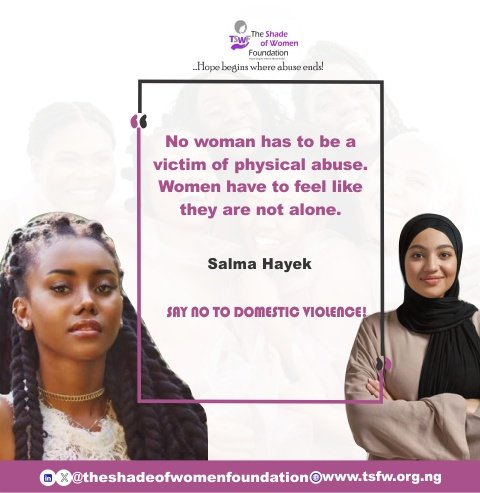 'No woman has to be a victim of physical abuse.Women have to feel like they are not alone' #DomesticViolenceAwarenessMonth #DomesticViolence #domesticviolenceawareness