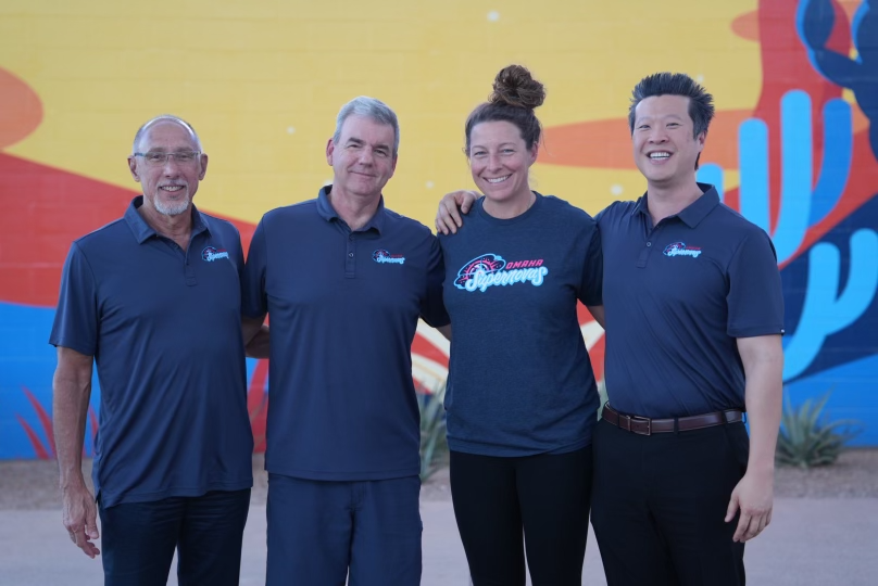 OmahaSupernovas's tweet photo. Our coaching staff retreat in Arizona is a wrap! π΅π
The Supernovas Coaching Crew is gearing up for Season One of the @realprovb, and we're just 3 months away from our First Match! The countdown begins! π π
#OmahaSupernovas #Supernovas #OurTime #NeProVb https://t.co/vCcvZbfzma