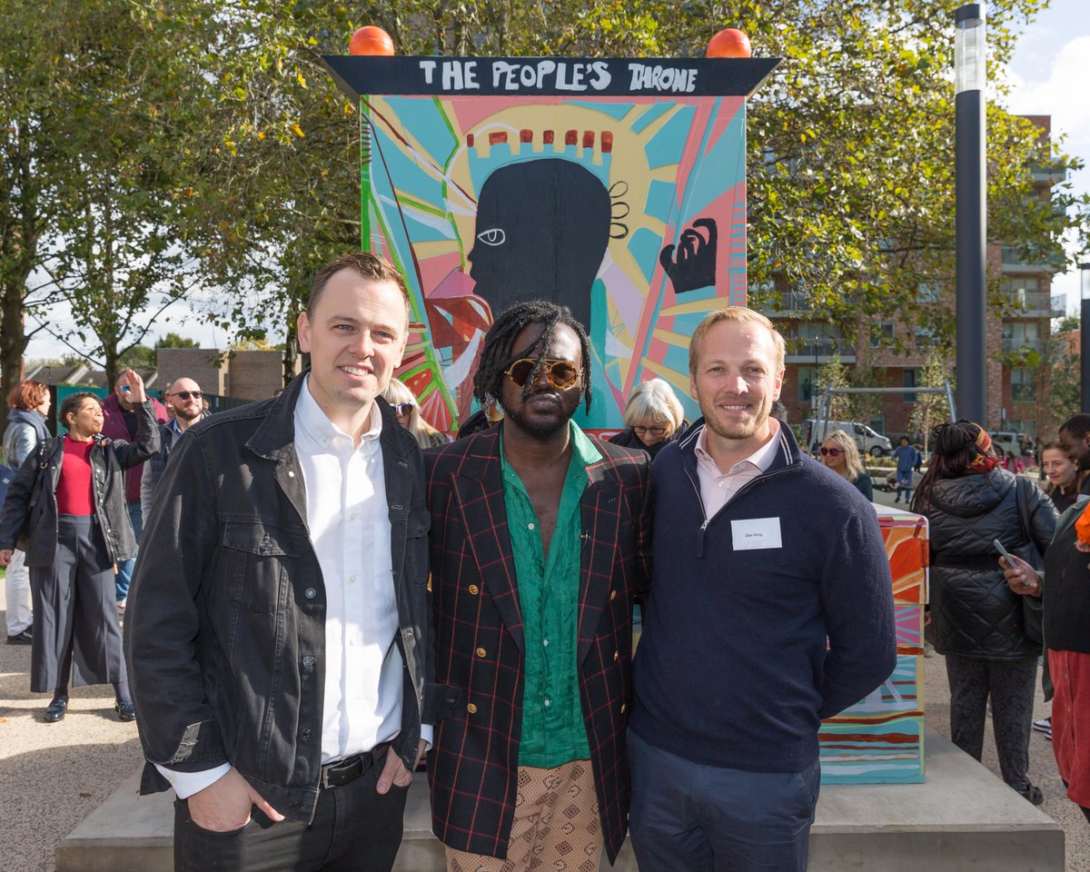 We are proud to unveil ‘The People’s Throne’, a new public artwork by @AdebayoBolaji, at Acton Gardens, our regeneration of the former South Acton estate in west London with @LQhomesmatter & @EalingCouncil. Find out more here: countrysidepartnerships.com/news-and-media…