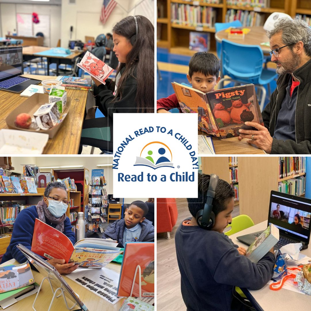 ReadtoaChild's tweet image. Tomorrow, we invite all of you to celebrate one of our favorite days: National Read to a Child Day! This day raise awareness of the children's literacy crisis and the immense value of reading aloud. Share your favorite story and use the hashtag #readtoachild to spread the joy!