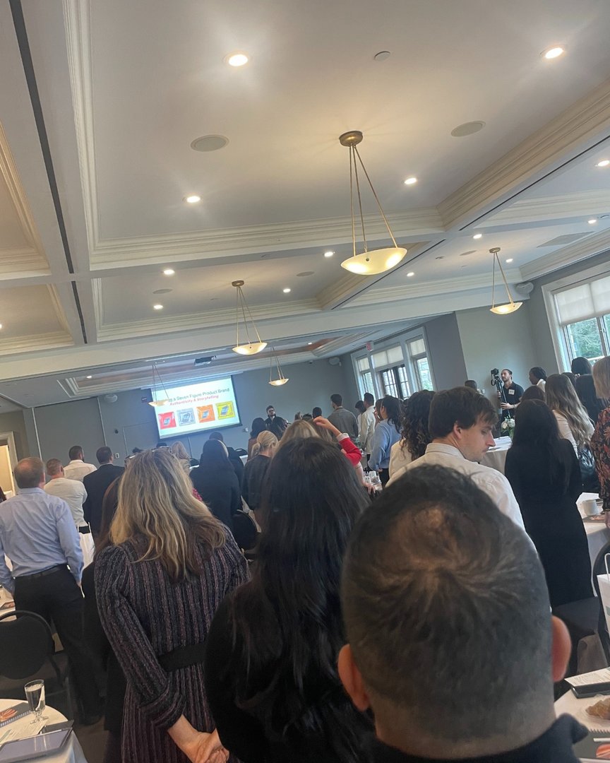 LondonEDC's tweet photo. LEDC is the title sponsor for the Goals and Gratitude conference today and we're super pumped to kick things off with key note speaker @KarlsJake: "Building a Seven Figure Product Brand". ✨

#ldnont #Ldnevents https://t.co/KjKl0HYZ59