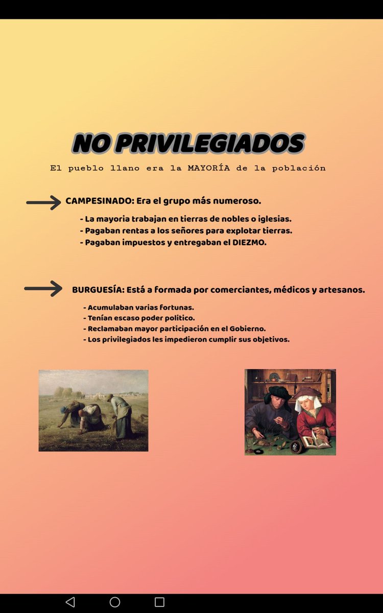 Hist_Albarregas's tweet photo. Los no privilegiados eran lo más necesitados, con pocos recursos y solían trabajar para los privilegiados. 
#iesalbarregas #revolucionalbarregas https://t.co/fs4U1rWv3O