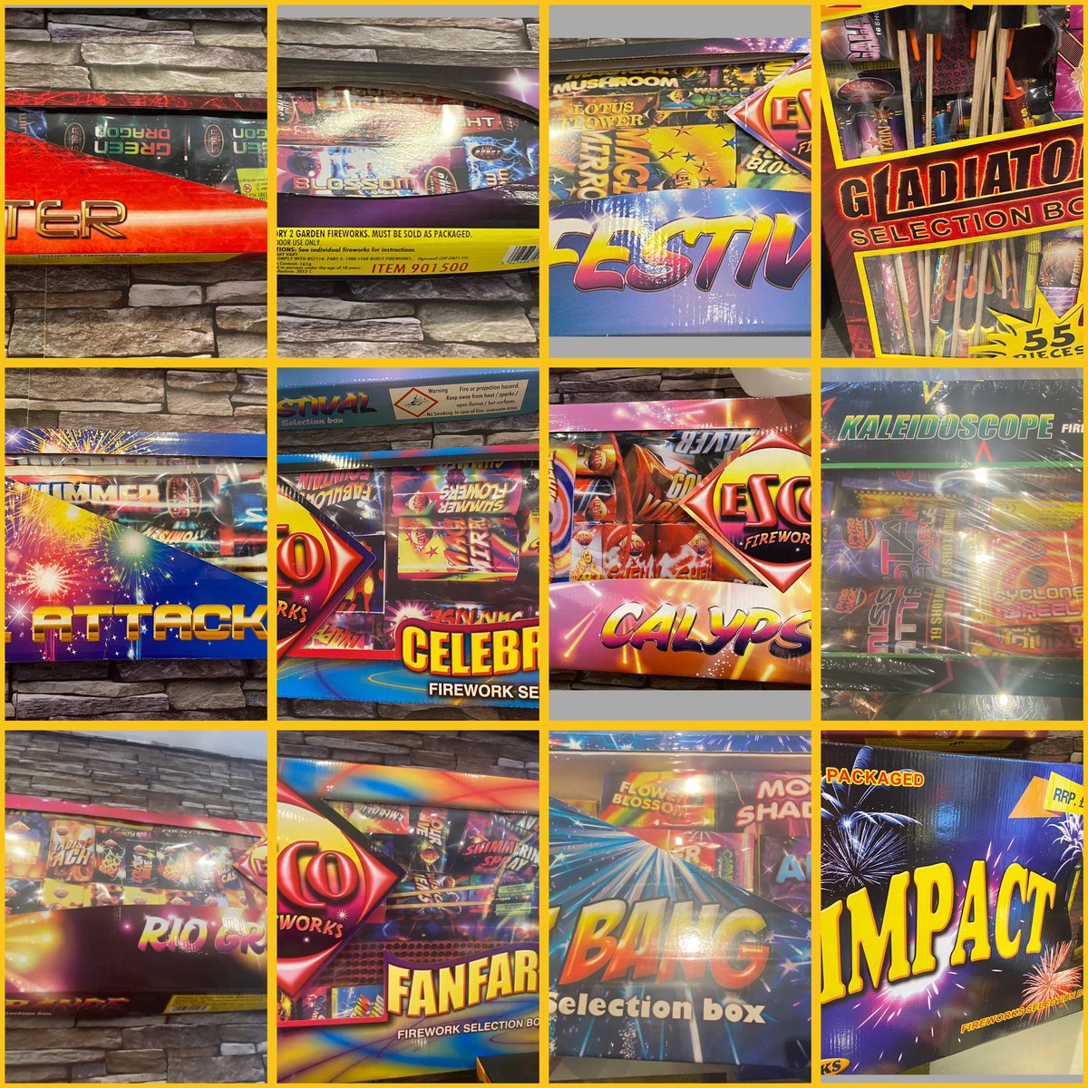 Selection Boxes! Our range start from £14.99 upwards.We have great choice and the packs are lower in noise and full of colours and glitters!Lots in stock over 15 lines!  #bonfire #cheshire #crewe #alderleyedge #sandbach #nantwich #northwich #congleton #middlewich #wilmslow