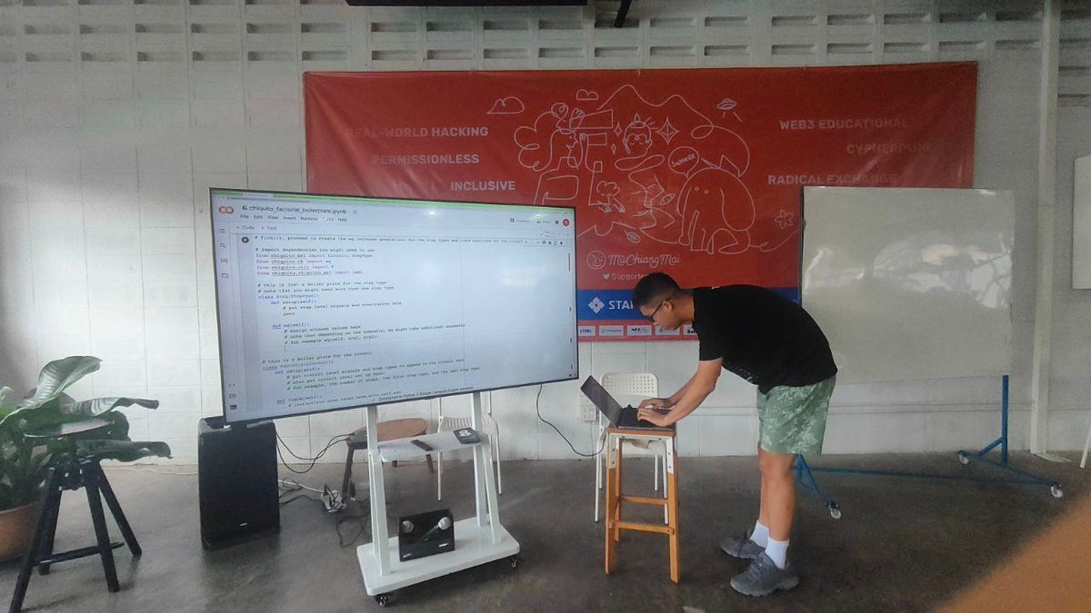 syam183's tweet image. 📚 Attended two fantastic workshops today! @themu_xyz  💡 Steve Wang led an Intro to ZKP with Chiquito, and Harry's "Learn Plonk By Examples" was a deep dive into Plonk Arithmetization, Polynomial Interpolation, and Probability Checks for gate constraints. 🧠📋#LearningByExample