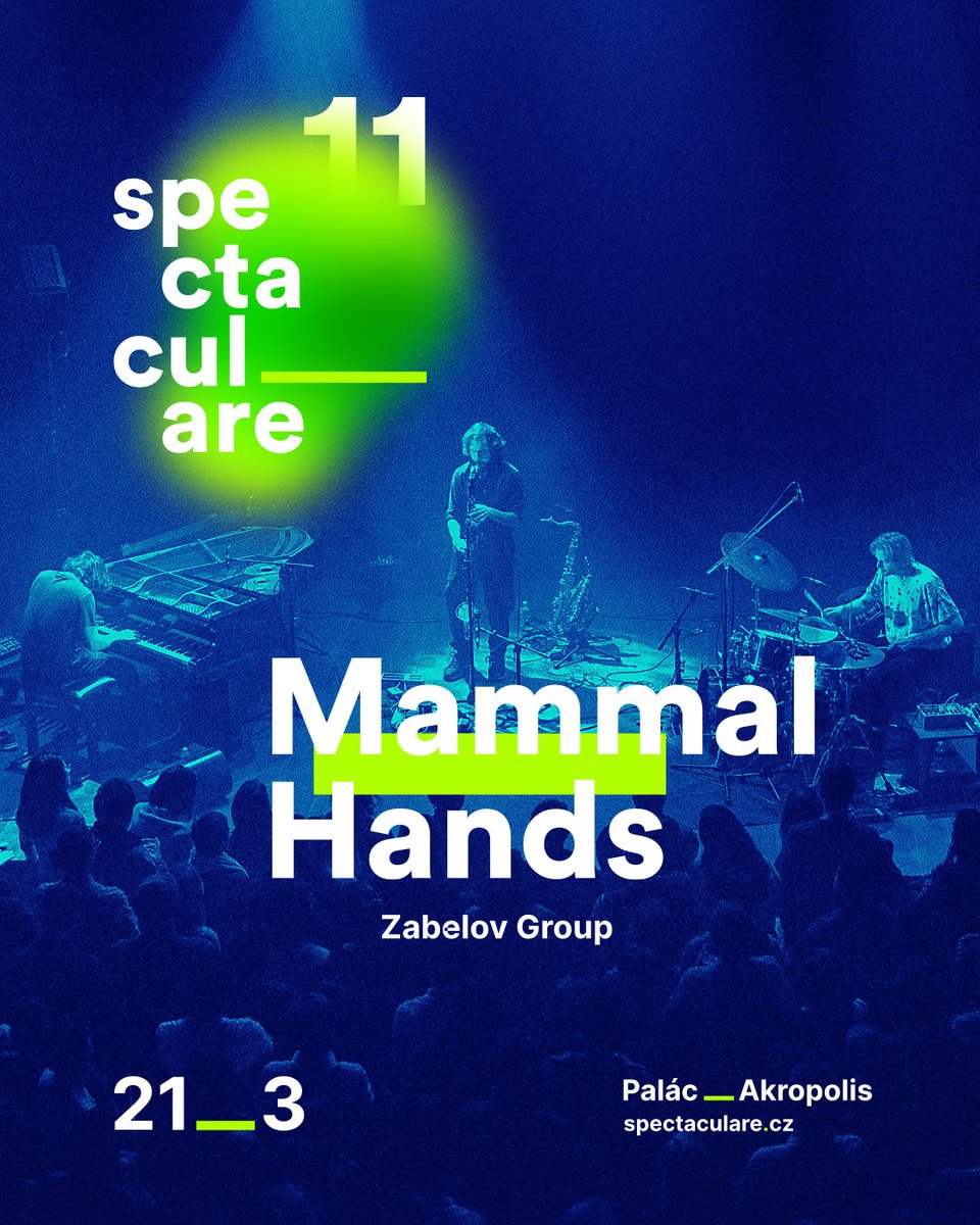 Glad to announce we’re heading back to Prague next year to play at Palac Akropolis as part of Festival Spectaculare!
Pre sale tickets available 👉 goout.net/cs/listky/mamm…