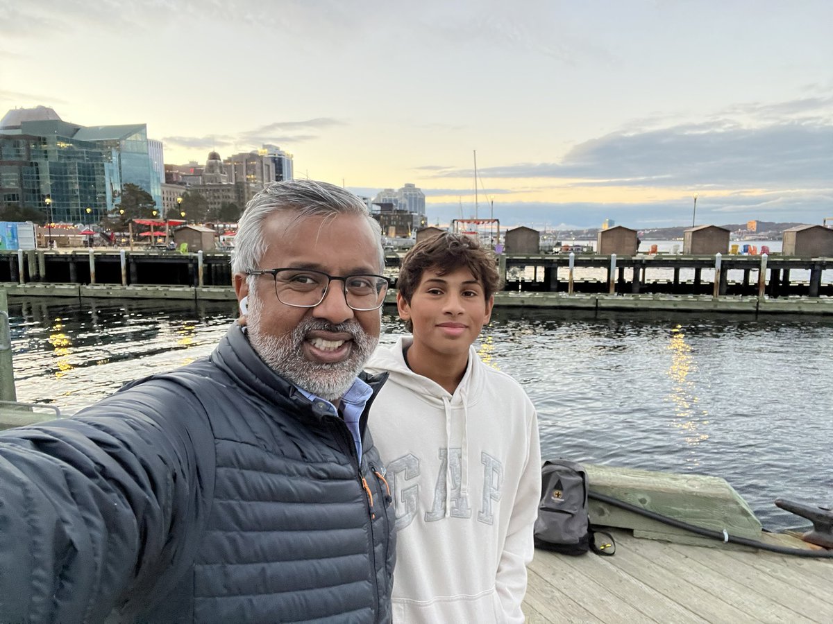 vernnaik's tweet photo. What makes @ICREConf #IMELF even better? Getting to share #Halifax with my son for a couple of days. Exploring one of my fav cities in Canada and even checking out @DalhousieU as his potential future stomping/studying grounds! https://t.co/F9MNdUzmOq