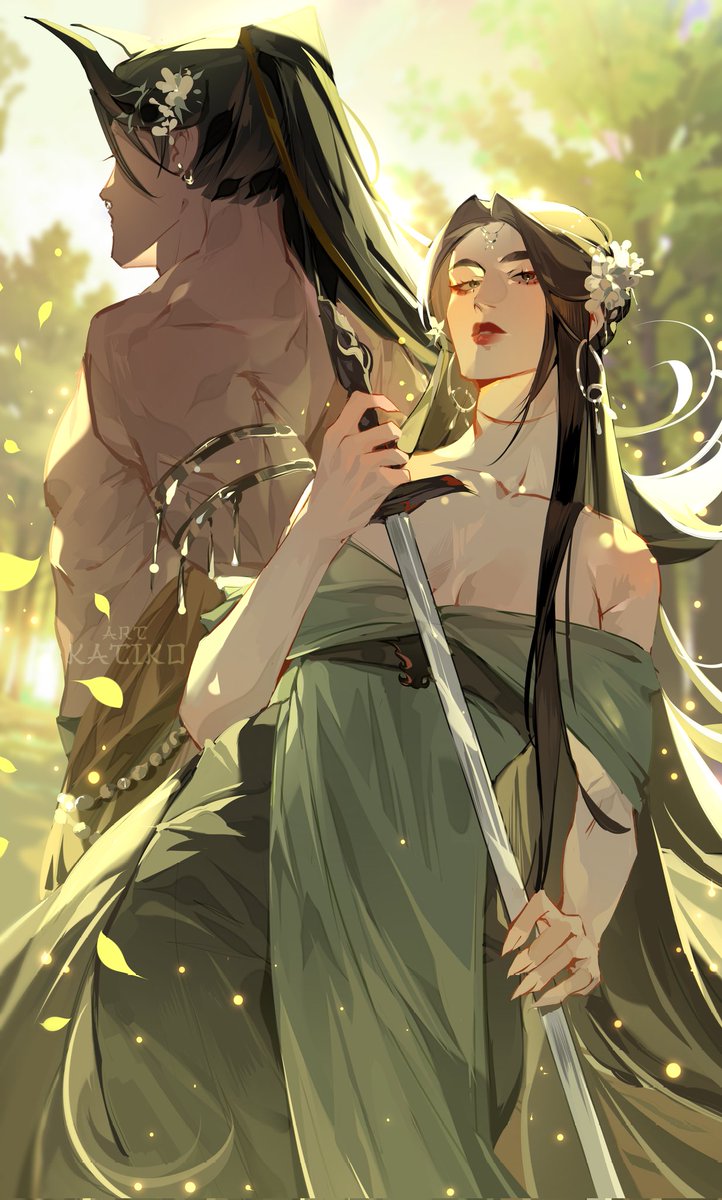 Kat1ko0's tweet image. Yushi Huang 🍃🌧

#TGCF #tgcffanart #yushihuang