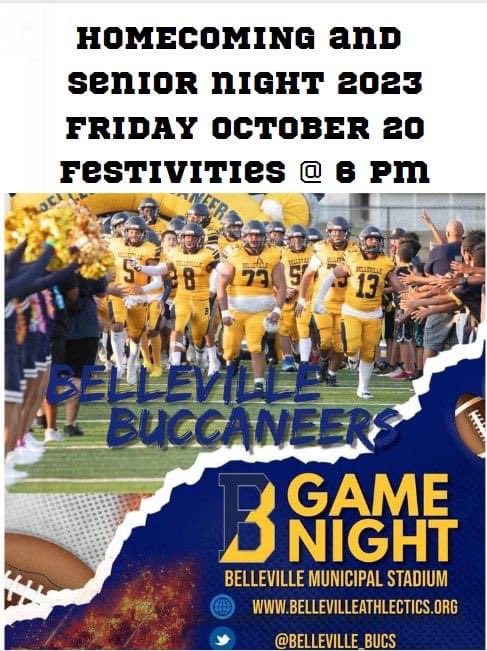COME ON OUT TOMORROW!!! VISIT CONCESSION FOR SOME GOOD EATS!!!
<a href="/belleville_bucs/">BELLEVILLEATHLETICS</a> <a href="/CoachAntab/">Brian Antab</a>