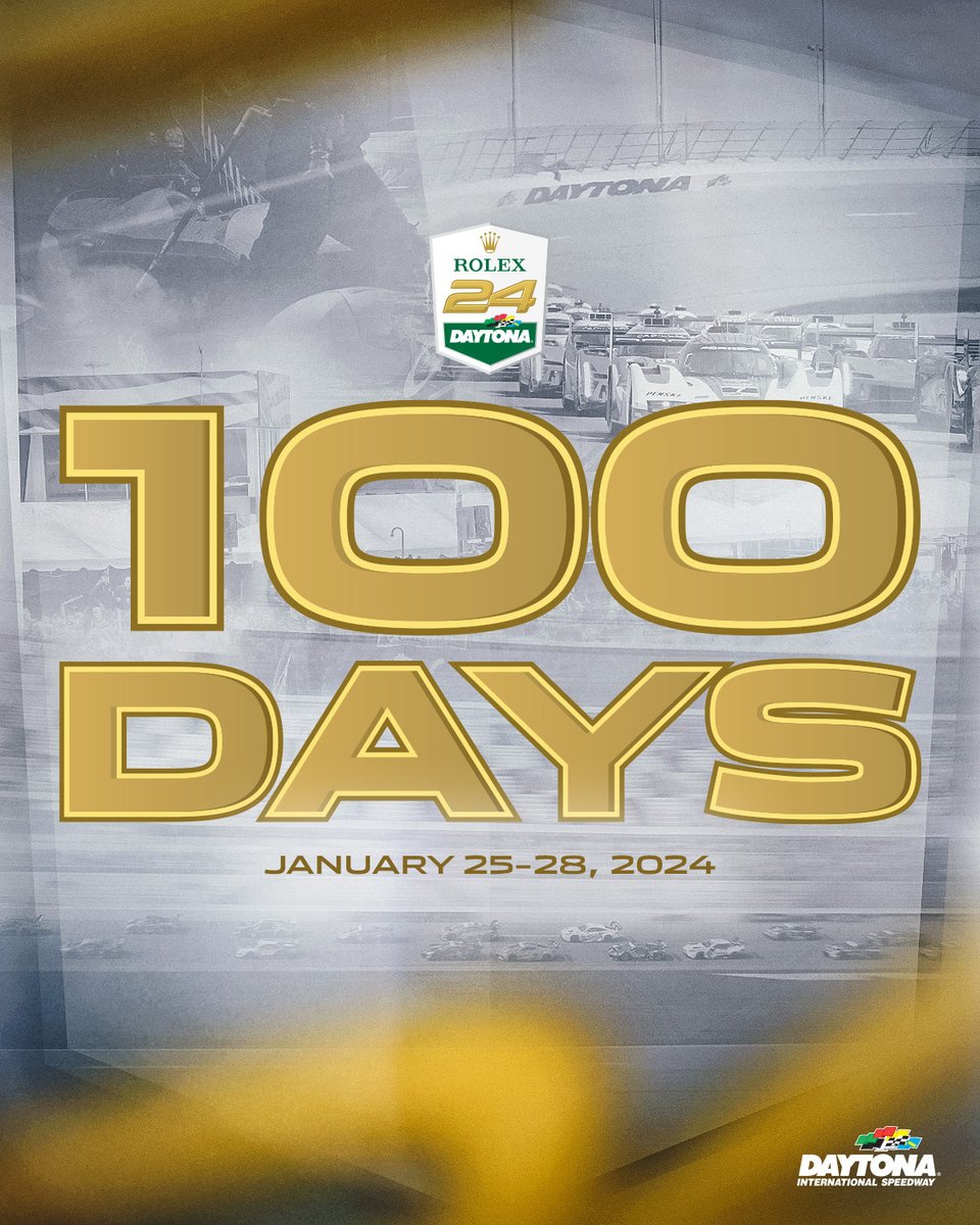 The clock doesn't stop.

#Rolex24