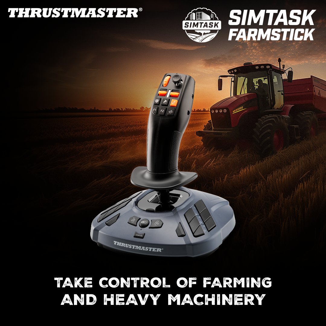 Thrustmaster Official on X: Get in your truck and prepare your tractor!  🚚🚜 The SimTask range is now available for pre-order (more reseller links  to come)! Delivery will start on November 14!