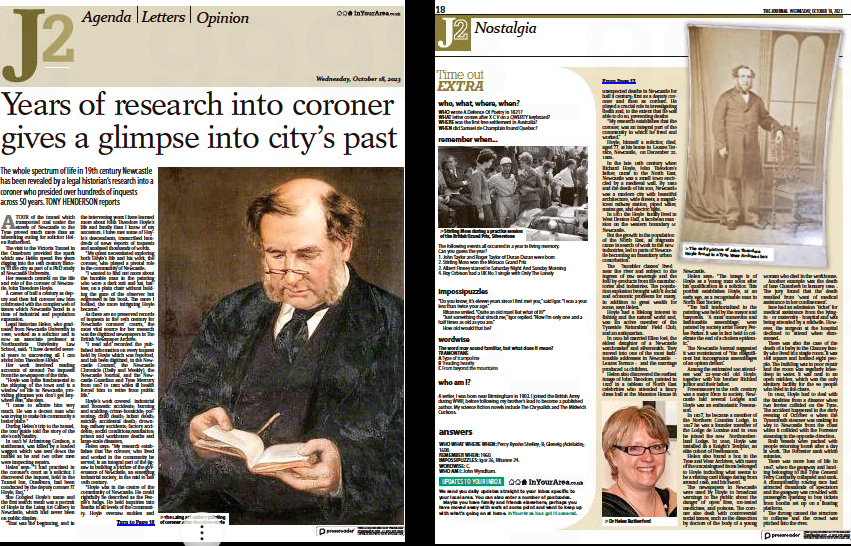 Dr. Helen Rutherford's doctoral research has been featured in @TheJournalNews this week, in a fascinating piece about an often overlooked theme of Newcastle's past.