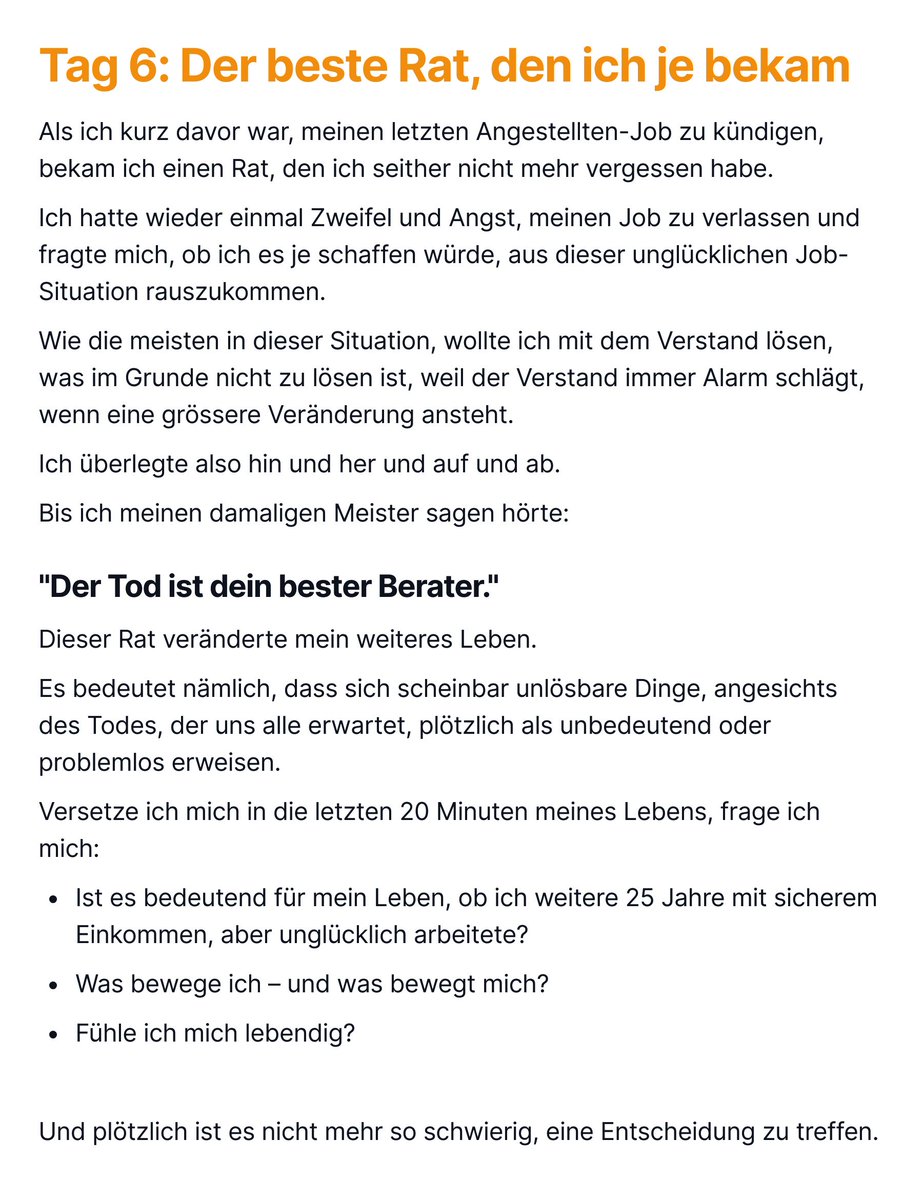 dorostaub's tweet photo. Tag 6: Der beste Rat, den ich je bekam https://t.co/b66ZPudR0B