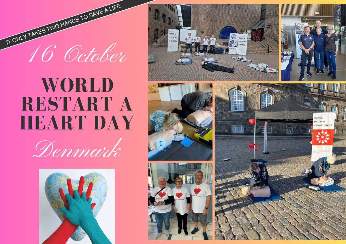 The #WorldRestartAHeartHeart ❤️ initiative is in full swing all around the globe. 🌐 On 16th October, World Restart A Heart Day was celebrated with various events that took place in every corner of the world. Here are some highlights from the events held in Belgium and Denmark.…