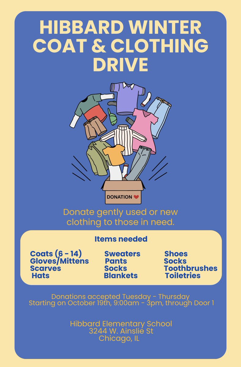 Thank you in advance for your support of our <a href="/hibbardcps/">Hibbard School</a> Winter Coat and Clothing Drive!