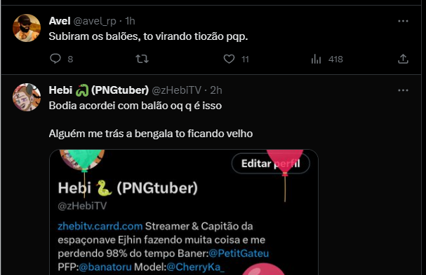 Carãmbaa tem dois aniversáriantes

Feliz aniversário pros dois <a href="/avel_rp/">Avel</a> @zHebiTV ♥