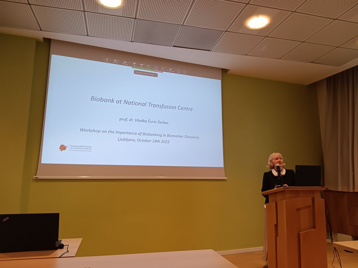 TRENDO_EU's tweet photo. Vladka Curin Serbec presents the biobank at the National Transfusion Center in Ljubljana at the @TRENDO_EU workshop on #biobanking https://t.co/bW0pZkUIP2 #blooddonation #transfusion #c3b @MSCActions
@REA_research https://t.co/Xm5YnN9yNT