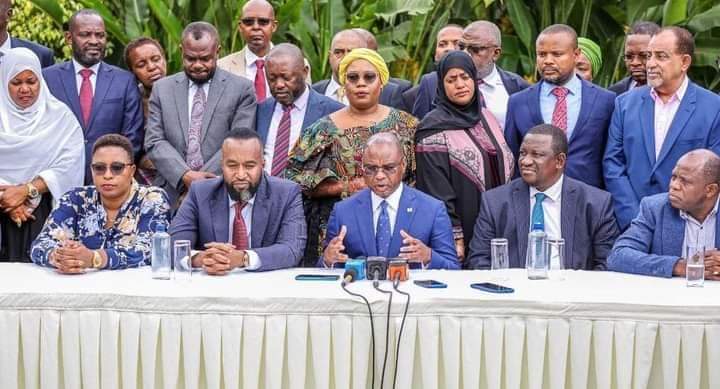 Leaders from the coastal region including Kingi, Joho, Mvurya, Aisha Jumwa, Abdullswamad, and Shahbal, have set aside their differences and pledged to collaborate with the administration of President William Ruto.