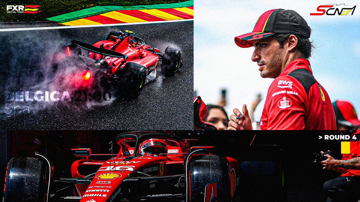 ¡Día de carreras!

🚀: <a href="/Domi_JS/">DomiJD</a> 
🚀: <a href="/CTorresL91/">Carlos Torres</a> 

A las 21:00 en el mítico Spa-Francorchamps🇧🇪