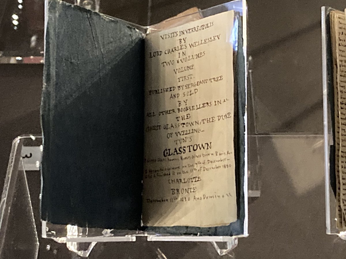 AnnPostScriptum's tweet photo. Very moving Brontës’ childhood manuscripts https://t.co/K7ywMFqdSI