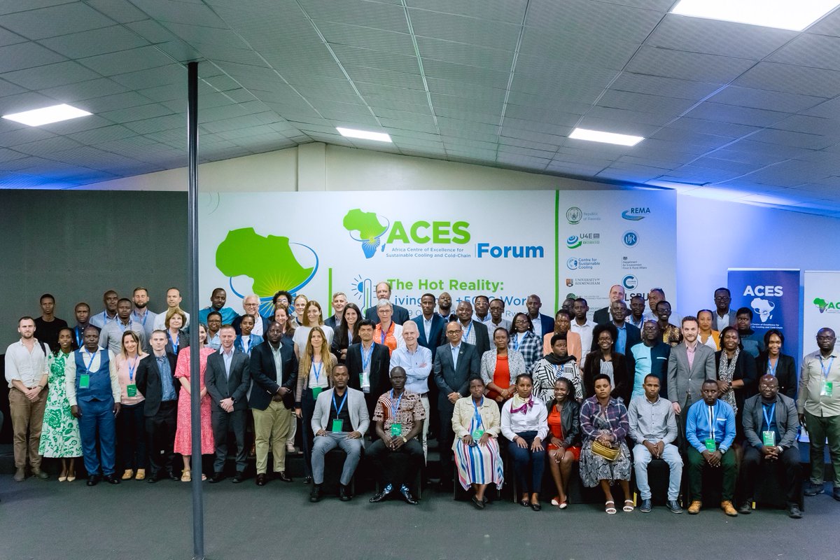 The Permanent Sectary of @EnvironmentRw, Mr. @PatKarera, officially closes #ACESForum2023 by commending participants and partners for putting a shape in understanding sustainable cold chain. He echoes the vital role of cooling and cold chain play for humans to thrive.