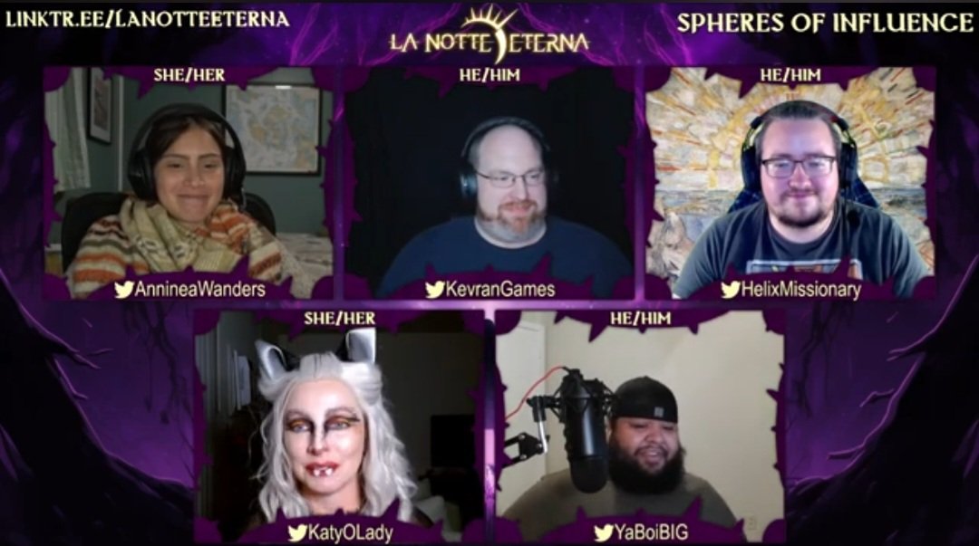"Dead to the left of me...
Dragons to the right.
Here we are
Stuck in the middle with you..."

Join us for for the finale of the "Spheres of Influence" Arc tomorrow at 9 pm EST!

#dnd5e #LaNotteEternaRPG