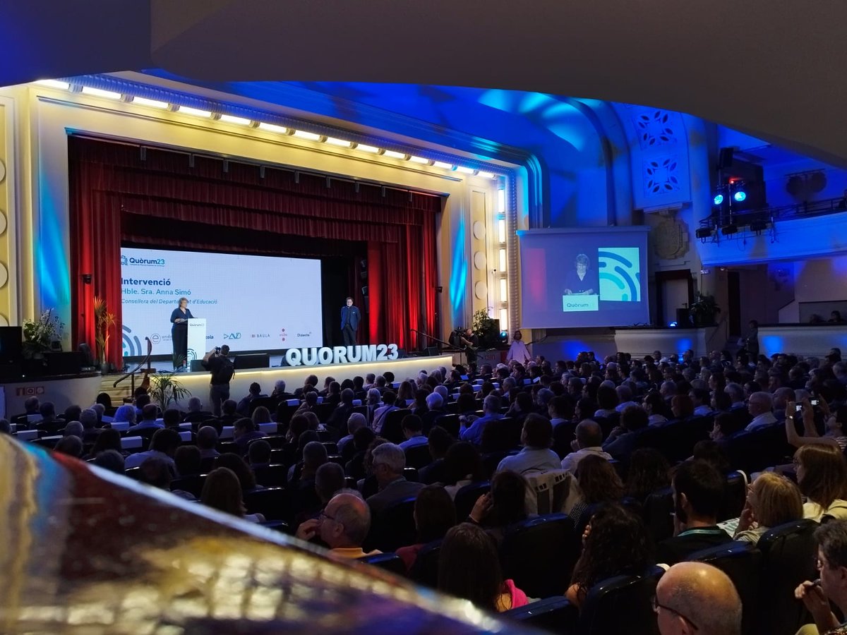 LaSalleLaSeu's tweet photo. L'escola participa del Congrés de l'Escola Cristiana de Catalunya @FeccComunicacio @quorum_congres @LaSalleCat
#Quorum23 #laSallelaSeu https://t.co/4uG6u2Eoqg
