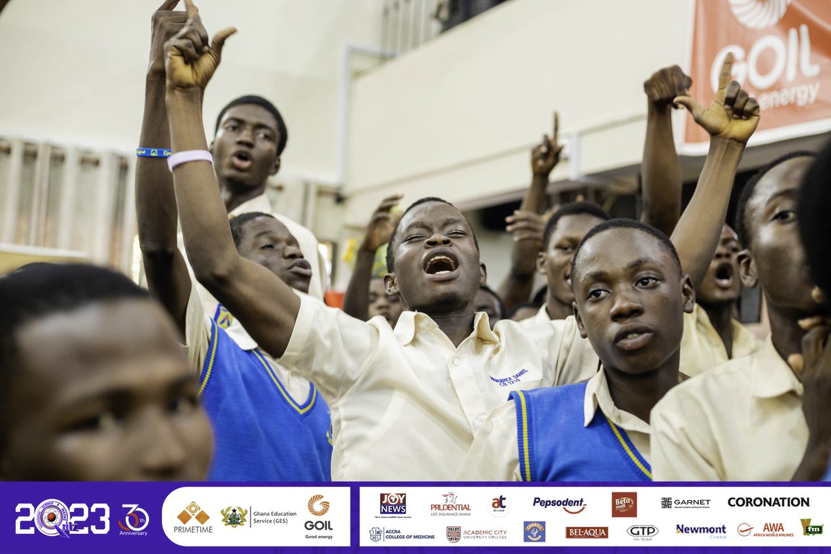NSMQGhana's tweet photo. 🎶 Mma nyinaa feeli yεn oooo
Oseeeeeeeeeeeyy

#NSMQ2023 #NSMQ30 #NSMQSemifinals #Primetime https://t.co/lrBURYUn3V