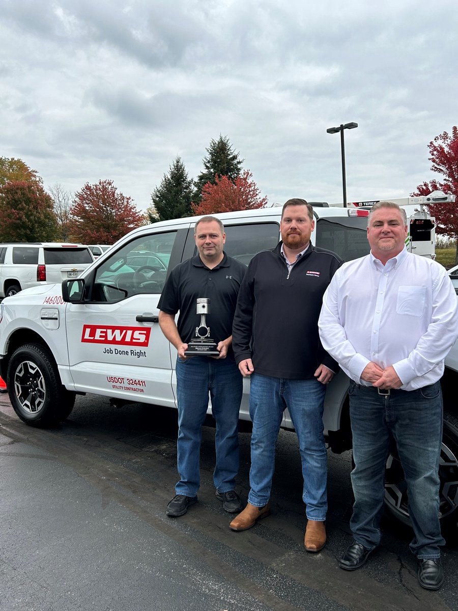 In a company filled with great leaders, it's hard to stand out above the rest. But that's what Brian Fuegen did in being recognized as this year's recipient of the Lewis Fleet Stewardship Award for his team's peerless performance. Congratulations to Brian and his entire team.