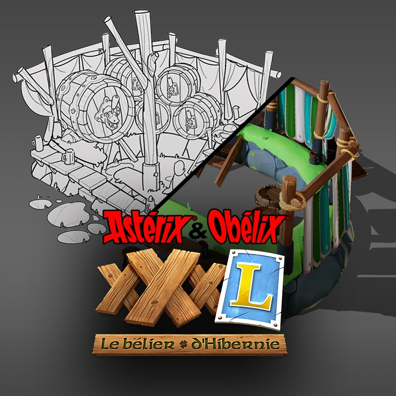 Welcome to our festival in Hibernia ! 
artstation.com/artwork/obK14w

#Asterix #VideoGame #game #conceptart #3D #makingof #gamedevs