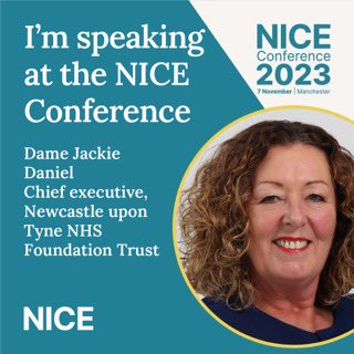 Excited to be speaking at #NICEConf23, in Manchester on 7th Nov. I’ll be discussing our climate emergency declaration🚨and what we’re doing to create a greener NHS 🌱🌍

If you’d like to join me &amp; the <a href="/NICEComms/">NICE</a> team, more info here ⬇️

Register: bit.ly/44kHZl8
More