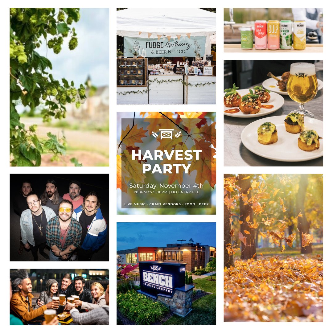 Come celebrate the harvest season with us over at Fieldstone (right next door!). Craft beer and cider, amazing food, live music, local vendors at the most beautiful indoor and outdoor venue around. See you November 4th!🍻🍂