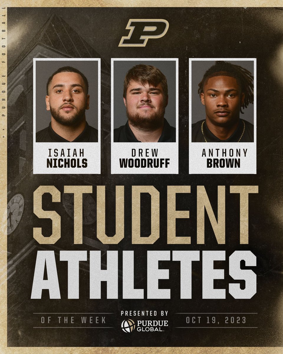 No bye week in the classroom. Our student-athletes of the week 👏

#BoilerUp | <a href="/purdueglobal/">Purdue Global</a>