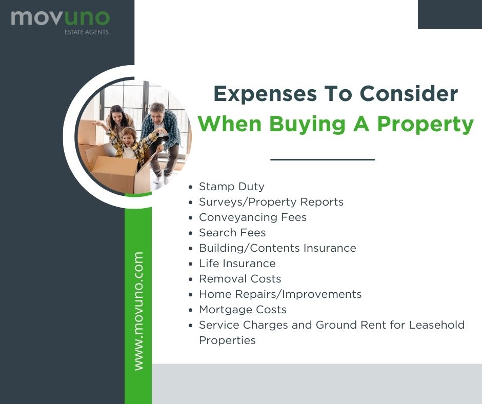 🧐Are you considering buying your first home? Maybe you're thinking of selling and moving to a brand new home? 🧐

Here is our list of expenses you should consider when budgeting for a new home...

#Movuno #EstateAgents #Bolton #Wigan #Property #BuyingProperty #FirstTimeBuyers