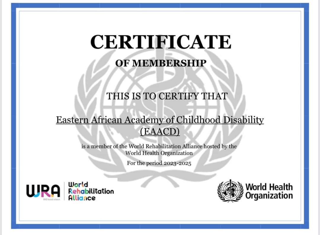 It's a great honour! #EAACD deepest gratitude to World Rehabilitation Alliance #WHO.  We are welcoming new members to EAACD. If you would like to join the growing #EAACD, write to eaacd.group@gmail.com and you will receive further information. Membership is free.