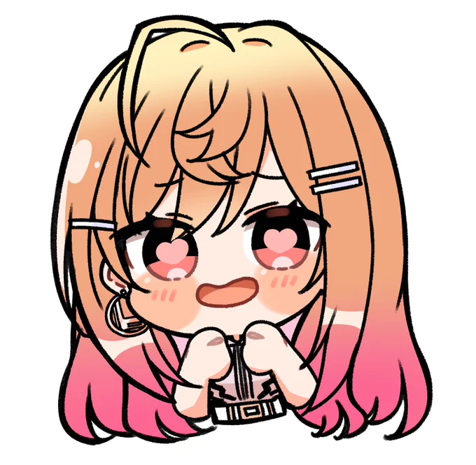 ハート目めろめろ莉々華ちゃん #ririkart