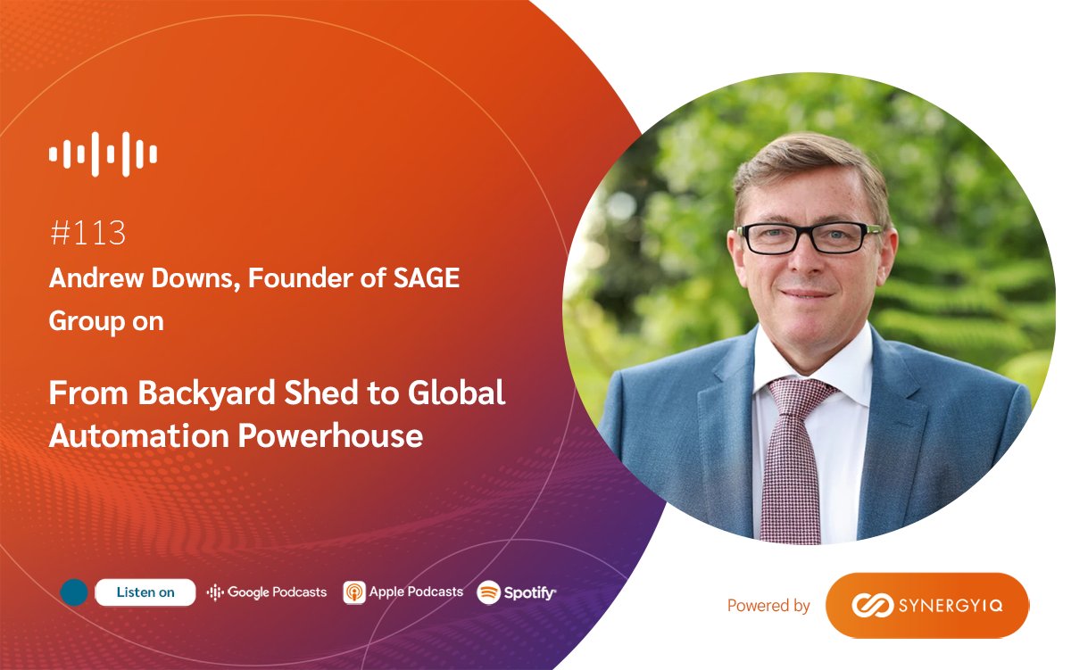 synergyIQ's tweet photo. ๐ง Tune in to #CreatingSynergyPodcast with SAGE Group Founder, Andrew Downs. From an Adelaide shed to a $200M+ empire, get set for an epic tale of grit & genius. ๐
Prepare to be intrigued, inspired, captivated and maybe find your next big idea: https://t.co/oqqw8a7NgN
#Podcast https://t.co/D0h9I6WVEv