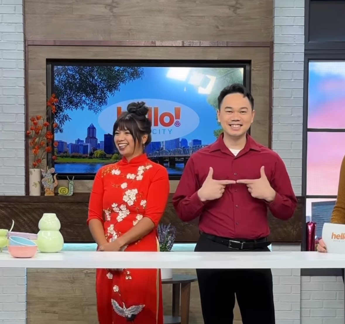 queerapollo's tweet image. I was so nervous to be on the news… uwu!