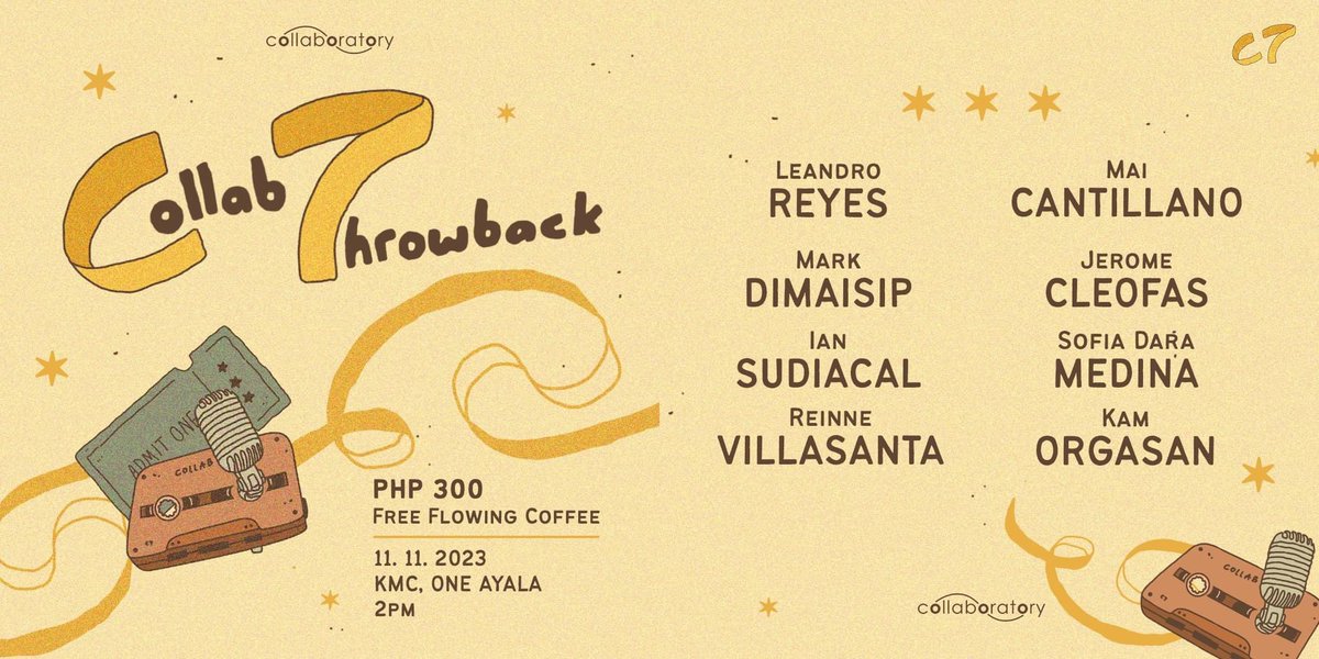 may comeback din kami hahahahahhahahahahaha 

icymi: we’re having our 7th anniv show!! GRABE YUNG 7 YEARS MAMSER, CARSON AND DIO COULD NEVER. Char hahaha

secure your tickets here: 
forms.gle/fSSaknVCG85r1Q…