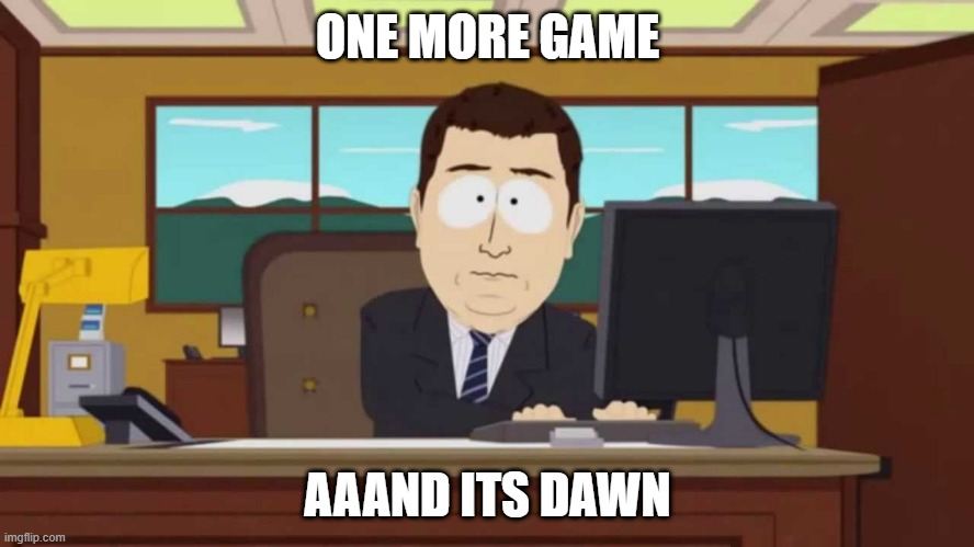 mandel40524's tweet photo. #gamingcommunity Just... one... more.... https://t.co/E441X8fx92