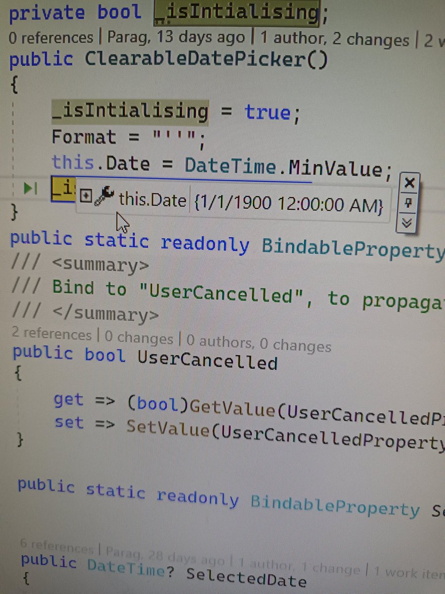 ParagSaxenaa's tweet photo. @davidortinau @maddymontaquila @TheCodeTraveler @Chard003 @JamesMontemagno @therachelkang @jfversluis Can you guys help me with why DateTime.MinValue is different on Xamarin.Forms and Xamarin.iOS Project and what's the best way to handle it for comparison? https://t.co/IGatvbvPCR