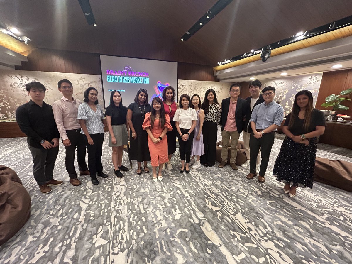 3degreesmedia's tweet photo. It’s a wrap!

Thank you to our panel speakers Khee Wei Seow and Cara Wong for the brilliant takeaways on Artificial Intelligence.

And to our fellow Marketers, thank you for being good sports!

In the meantime, keep your eyes peeled on our social for the event recap next week. https://t.co/IJDtwxdyst