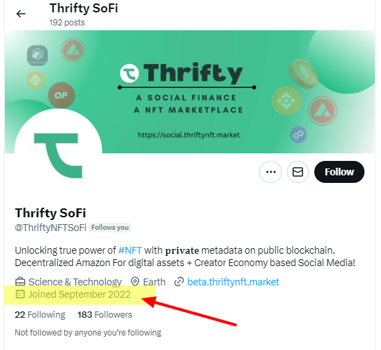 DexerXP's tweet photo. Building is HARD.
Building takes time
But we will do it right.

We have been building something special, long before SA or Friend tech existed.

Not a fork. Not a Clone. Fresh. Secure. Authentic.

@ThriftyNFTSoFi https://t.co/Xjoxt5EsAA